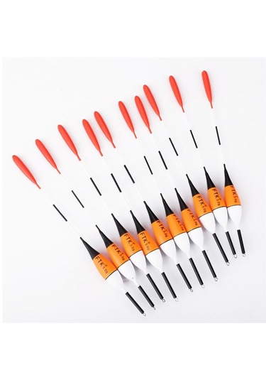 Ftk Barguzinsky Köknar Sarı, Siyah, Kırmızı Ve Beyaz 10 Adet/grup Balık Uzunluğu 18.5-22.5cm Balık Ağırlığı 2g-5g Float 5g Length 22.5cm