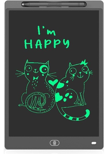 8,5 İnç Lcd Işık Enerjisi Kara Tahta Erken Eğitim Siyah Tek Ekran Yüksek Parlaklık Yazı Tahtası Siyah