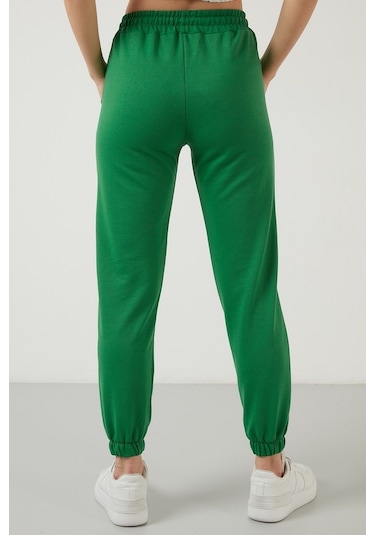 Lela Pamuklu Beli Ve Paçası Lastikli Basic Jogger Bayan Eşofman Altı 5864171 Benetton