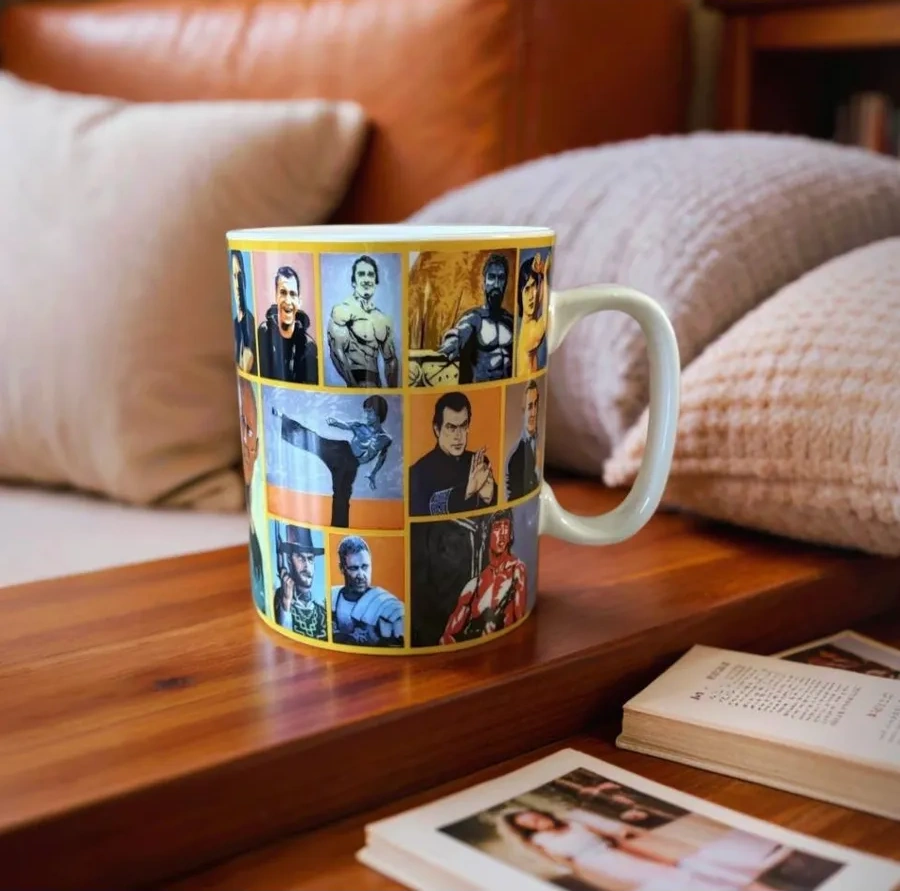 Gift'n'home Büyük Porselen Bardak Dev 5449870 Gri