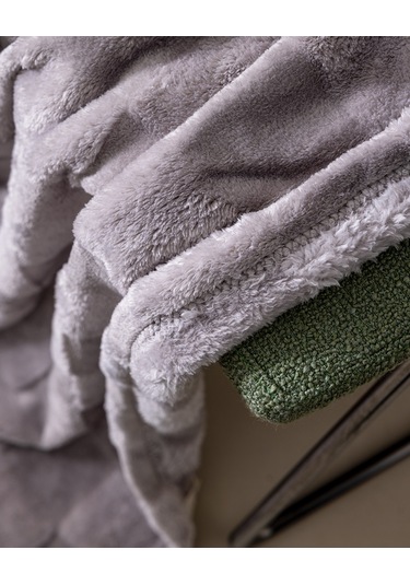 Vaporeux Welsoft Düz Tv Battaniye - Gri 8684427293096 Gri