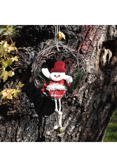 Yılbaşı Kapı Süsü 18 Cm 62880903