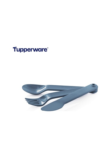 Kaşık Bıçak Çatal Mavi Servis Seti Mavi