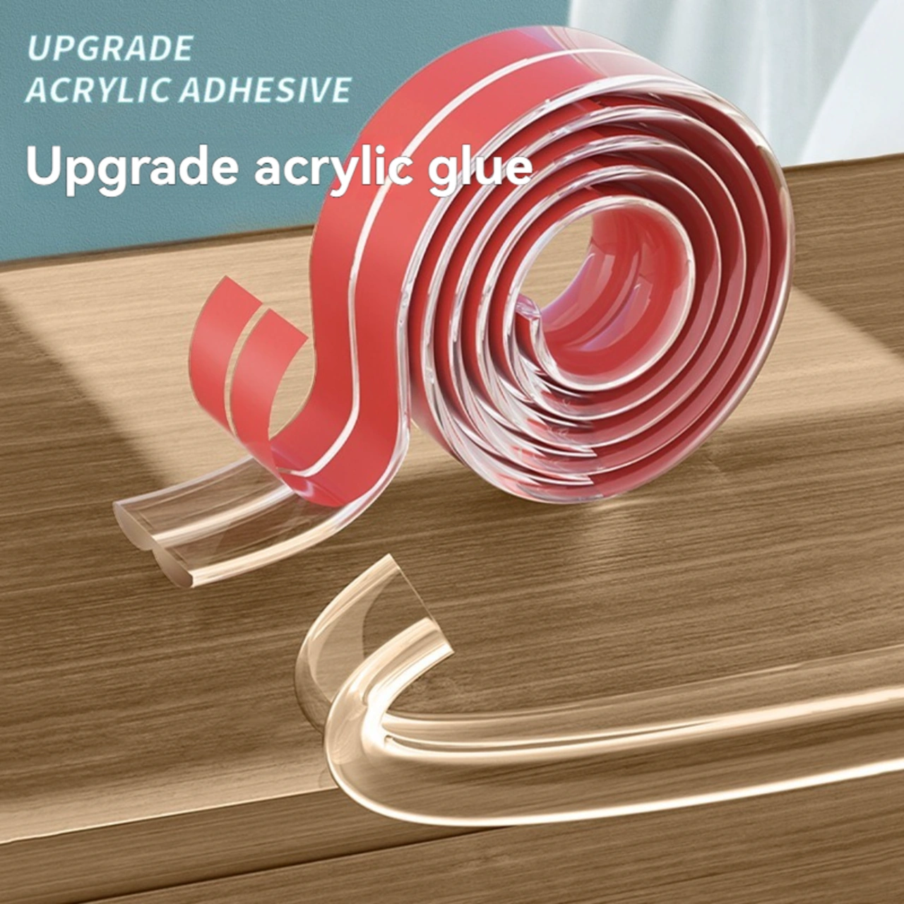 Xiyyadms Çocuklar İçin Şeffaf Masa Köşe Koruyucu Bant - Yumuşak Tamponlama, 20mm Genişlik, 2 Metre/ Rulolu, Kalıcı Yapışkan, Ev Dekorunu Bozmayan Çok Renkli