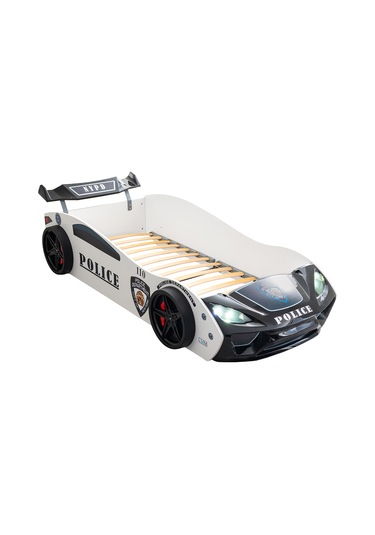 Police Rüzgarlıklı Arabalı Yatak Antrasit