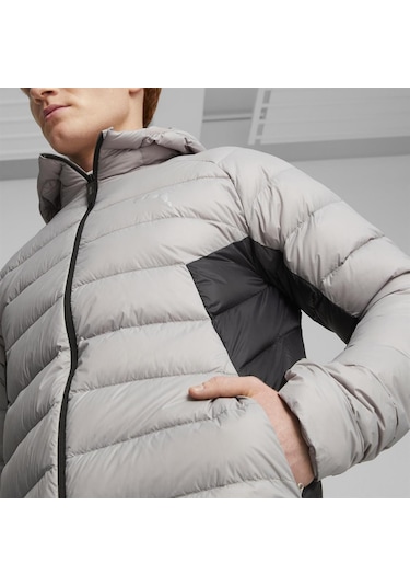 Puma Packlite Hooded Down Jacket Erkek Mont-gri
