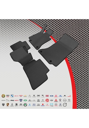 Jeep Grand Cherokee Wk2 2011 - 2024 Akıllı Oto Paspas Takımı Eva Mat Siyah