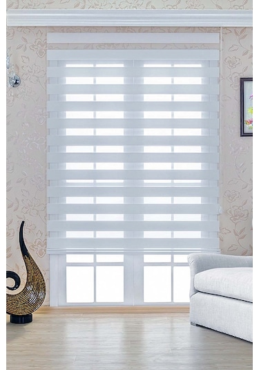 Bambu Zebra Perde Ekru