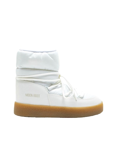 Moon Boot Ltrack Low Nylon Kadın Kar Botu Beyaz