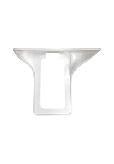 Eastmeetwest - Delmesiz Priz Braketi, Taşınabilir Depolama Rafı, Mutfak/otel/ev İçin Pratik Çözüm Beyaz