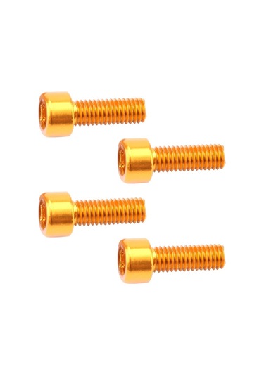 Suntek Alüminyum Alaşım Bisiklet Su Şişesi Kafesi Vidası 4 Adet 001