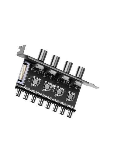 Suntek Sata Arayüzü Için 8 Kanal Pc Kasa Soğutma Fanı Hub Adaptör