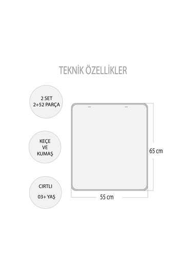 2 Set - 52 Parça Tox Iç Organlar Sistemi Keçe Duvar Panoları . Eğ