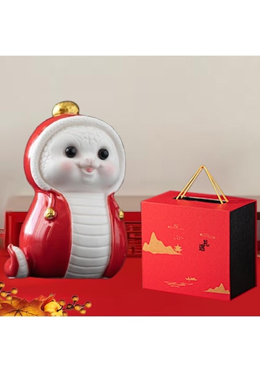 Suntek Çin Yeni Yıl Seramik Karikatür Yılan Yatak Stil-d