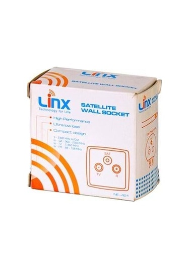 Linx Uydu Prizi Ne-421 Sıva Üstü Tv-sat-radyo