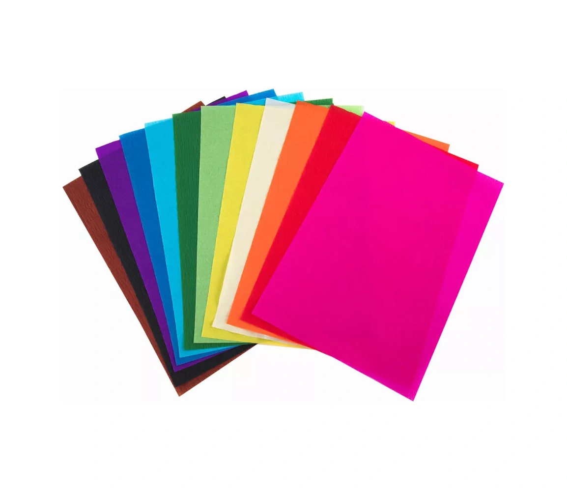 Unlandia Renkli/krep/kıvrımlı Kağıt 12 Yaprak 54782403