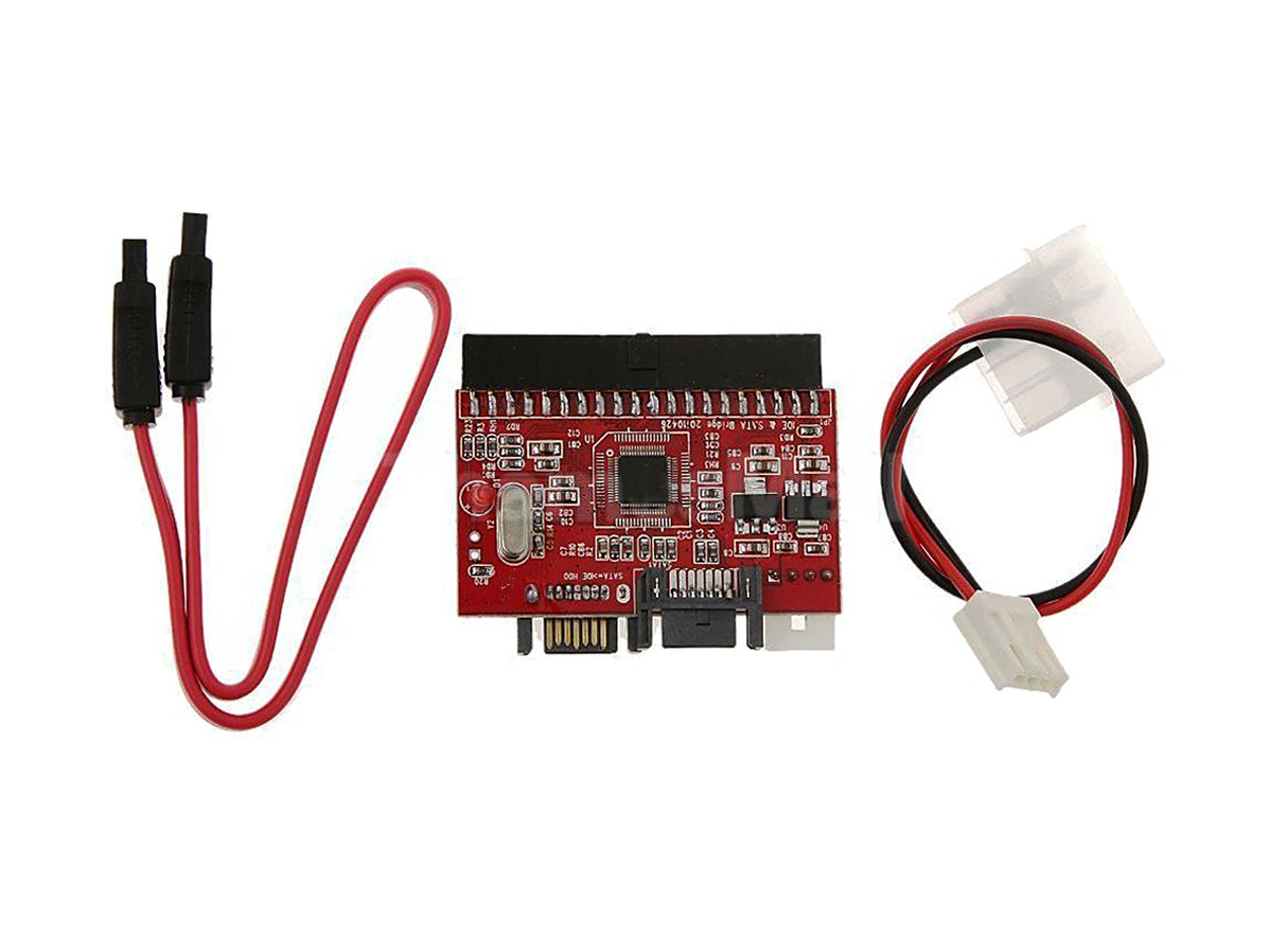 Qingmipy Ide Ve Sata Arasında Çift Yönlü Disk Dönüştürücü Adaptörü - Otomatik Hız Konuşması, Led Göstergeli, Sürücü Gerektirmeyen
