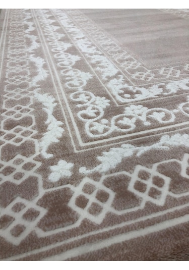 Dinarsu Halı Divina 150X233 Dı-007 Pudra Pembe Beyaz 4 M2 Halı !