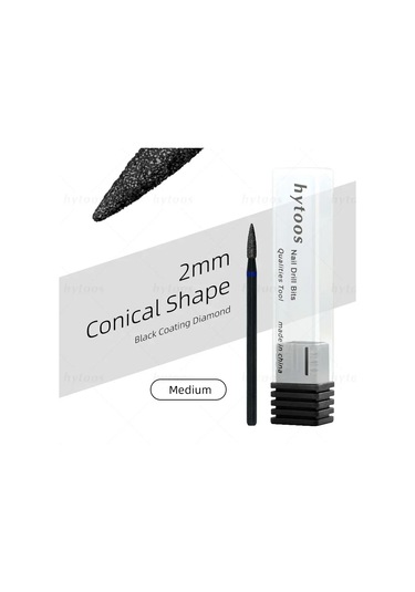 Hytoos Pro Siyah Elmas Tırnak Matkap Uçları Rus Tırnak Eti Ucu Tırnak Matkap Ölü Cilt Tırnak Eti Temizleyici Çivi Ön Tedavi Araçları Mor