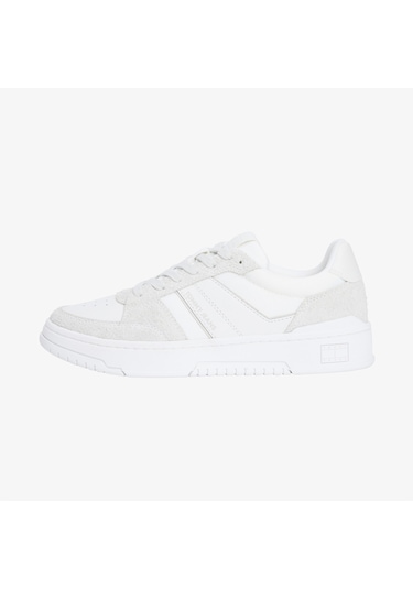 Tommy Hilfiger Jeans Cupsole Leather Erkek Bej Spor Ayakkabı Em0em01579 Bej