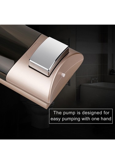 Leezsing Chuangdian Duvara Monte Tek Şişe Manuel Sabunluk Şampuan Kutusu Sıvı Sabunluk Sabunluk Ve Standı 500 Ml