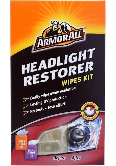 Armor All Puslu Araç Farı Yenileme Mendili 2'Li Set.