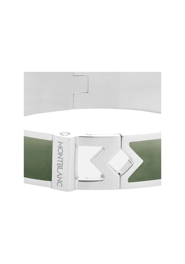 Montblanc Çelik Bileklik M Logolu 133122 Yeşil