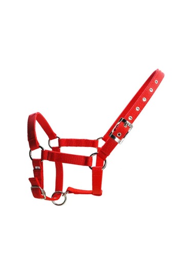 Homyl Ayarlanabilir Naylon Dokuma Binicilik Batı At Kırmızı-s Kırmızı S