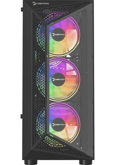 Gamepower Eclipse 4x120 Mm A-rgb Fan 500 W 80+ Bronze Atx Gaming Kasa