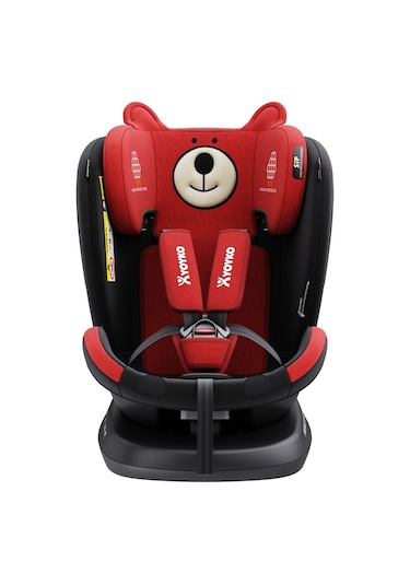Yoyko Bear 360 Dönebilir Yatabilir İ-size 0-36 Kg Oto Koltuğu Isofıx/sıp/latch - Kırmızı