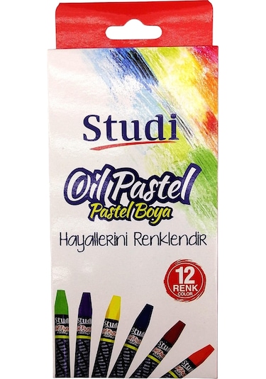 Studi Oil Pastel Boya 12 Renk