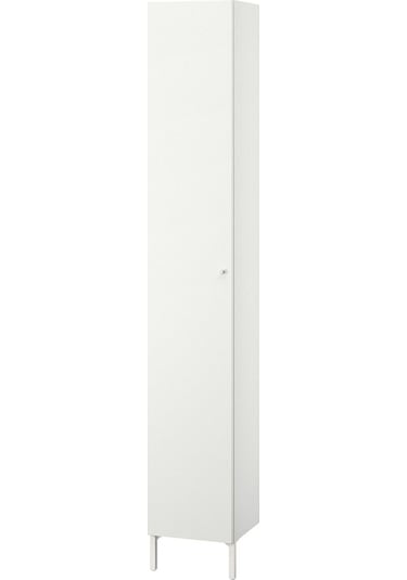 Banyo Boy Dolabı, Beyaz, 30x190 Cm Beyaz