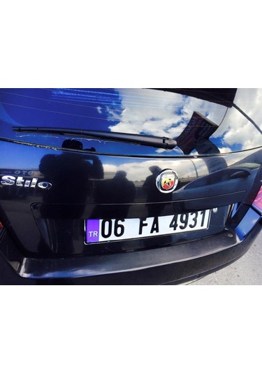 Fiat Stilo Abarth Logo Rozet Komple Set