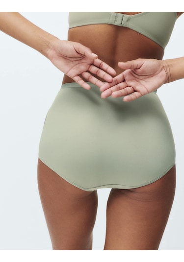 Marks & Spencer 3'lü Amelia Dantelli Full Brief Külot Yeşil