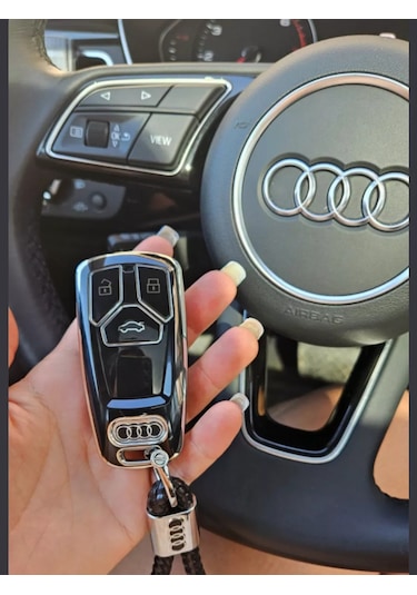 T-carbon Audi Audi İçin Silikon Anahtar Kılıfı A4 A5 A6 Q3 Q5 Q7 Q8 222754152