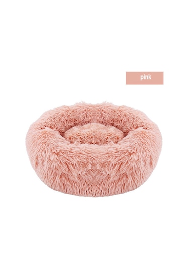 Geeroyoo Puding Kedi Yatağı Yumuşak Plüş Öz Oturma Isıtmalı
