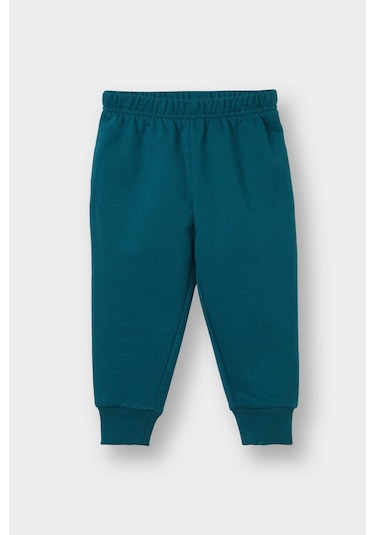 Defacto Erkek Bebek 2li Takım Baskılı Sweatshirt Eşofman Altı E8985a525augn265 Yeşil