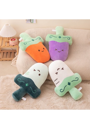 Jian Fan Yastık Kanepe Başlığı Yastık Ofis Şekerleme Yastığı - Beyaz Beyaz