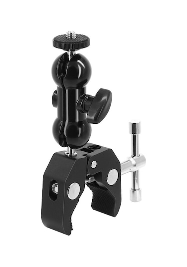 Ayex Dual Ball Heads Magic Arm + Super Crab Clamp Kelepçe