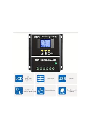 1 Paket 60a Mppt Solar Şarj Regülatörü