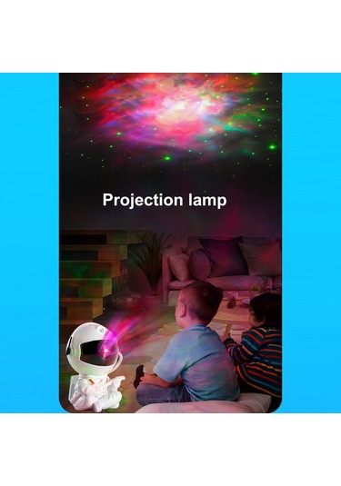 Symbee Usb Geri Kontrol Astronot Yıldız Projeksiyon Lambası - 5w Renkli Işıklı Ev Dekorasyonu, Parti Ambiyans Aydınlatması Diğer