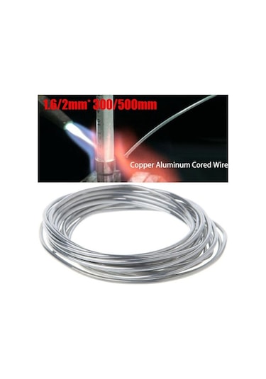 Novahub Bakır-alüminyum Kaynak Teli Özlü Tel Motorlar Radyatör Kaynağı, Seçenekler: 2 X 500 Mm