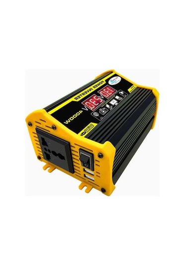 Diğer 4000w Modifiye Sinüs İnvertör - 12v Dc'den 110v Ac Çift Usb'li Araç Şarj Cihazı