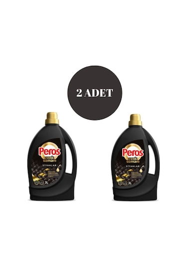 Peros Renk Uzmanı Kolajen Serum Etkisi Siyahlar için Sıvı Deterjan 2 x 3 L