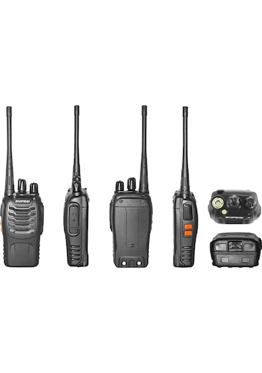 Valkyrie BF999S 5W VOX UHF/VHF CTCSS/DCS 2'li El  Kulaklıklı Telsiz Seti