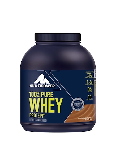Multipower Pure Whey Protein 2000gr - Vanilyalı Latte Aromalı