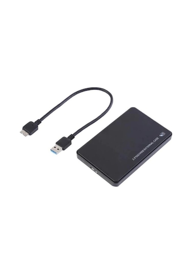Afila 2.5" Usb 3.0 Harici Harddisk Hdd Kutusu Sata Disk Siyah Plastik