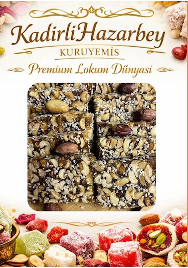 Kadirlihazarbey Yer Fıstıklı Susamlı Cezerye 500 Gr