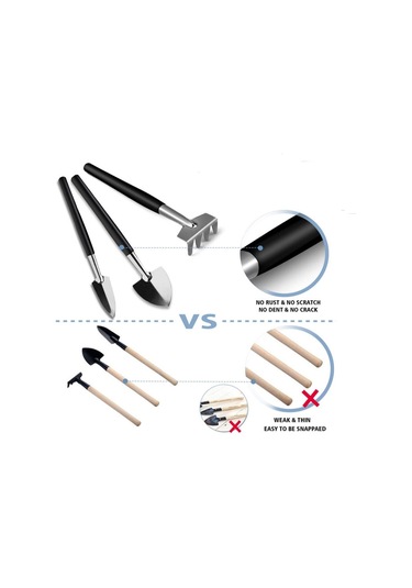 Sones 15 Adet / Set Sukulent Bitki Bahçe Aletleri Seti İç Mekan Yetiştirme Çıkarma Saksıları Bahçecilik Kitleri