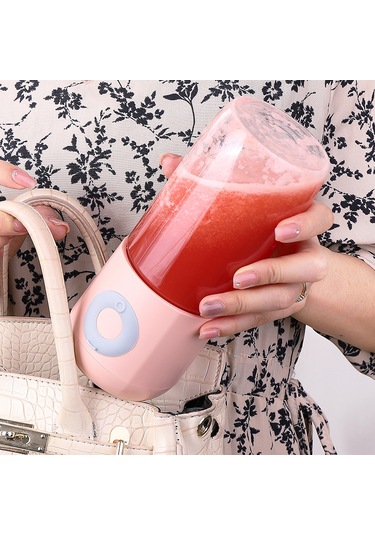 Reedark "500ml Taşınabilir Usb Şarjlı Blender - Meyve Sebze Smoothie Makinesi" Beyaz